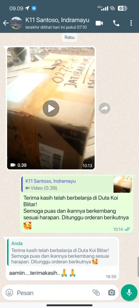 Testimoni DUta Koi bukan Penipu